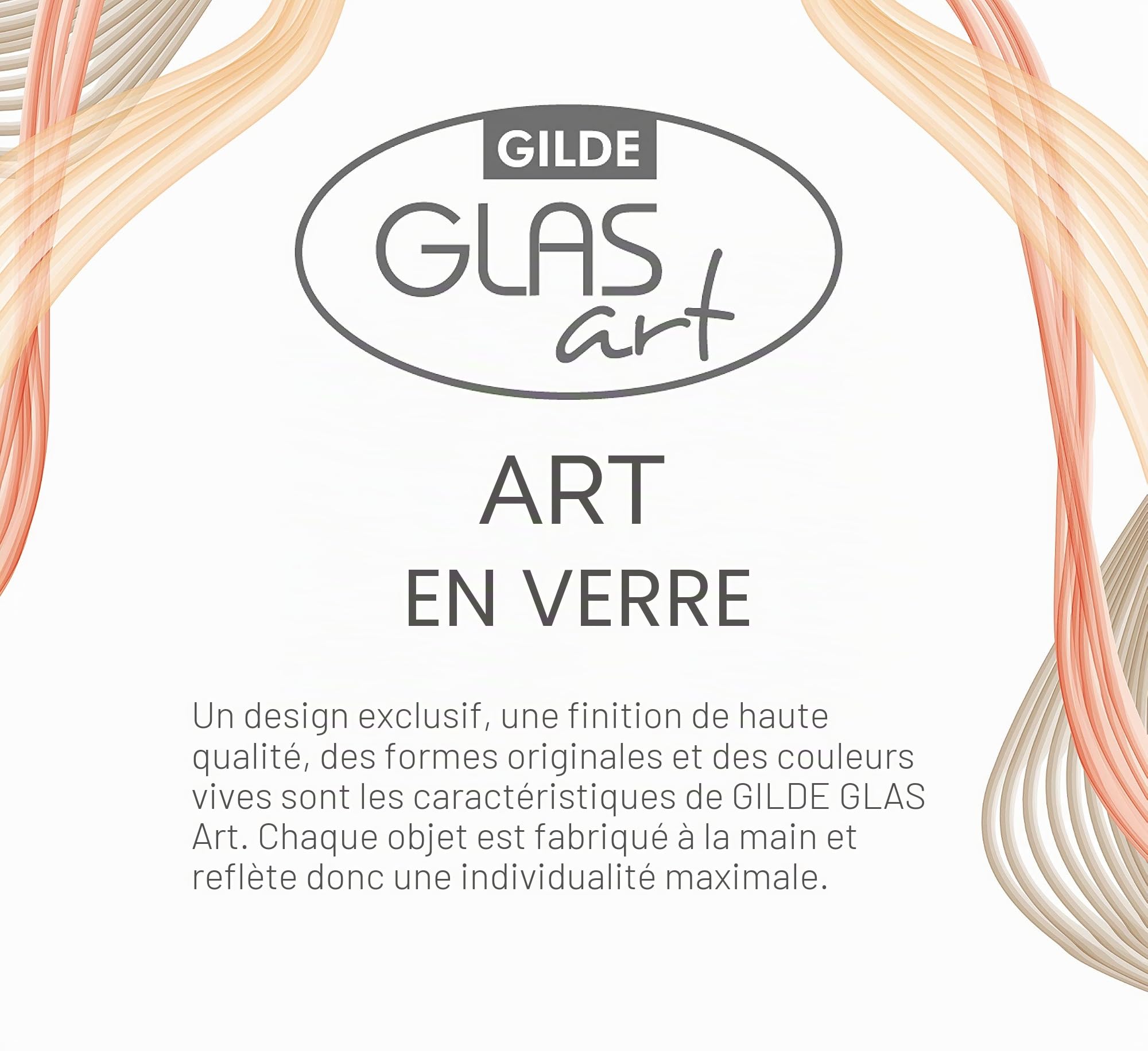 gilde-vase-verre-rouge-jaune-31-cm-fait-main-oblong image 5