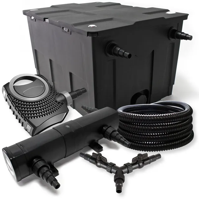 sunsun-cbf-550-kit-filtre-bassin-10000-l-h-uvc-24w image 1