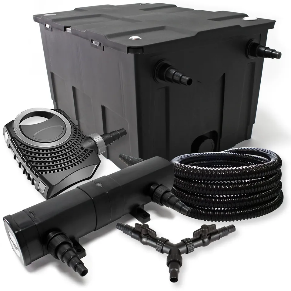 sunsun-cbf-550-kit-filtre-bassin-10000-l-h-uvc-24w image 1