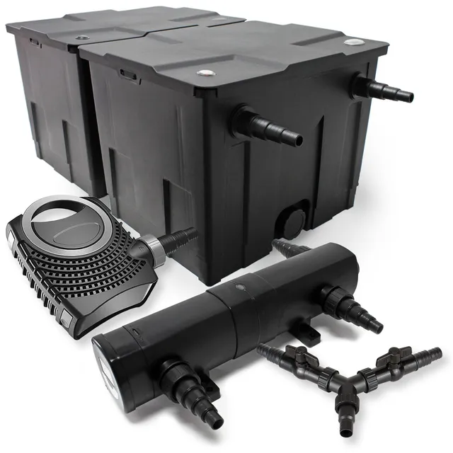 sunsun-cbf-350b-kit-filtre-bassin-60000l-uv-18w image 1
