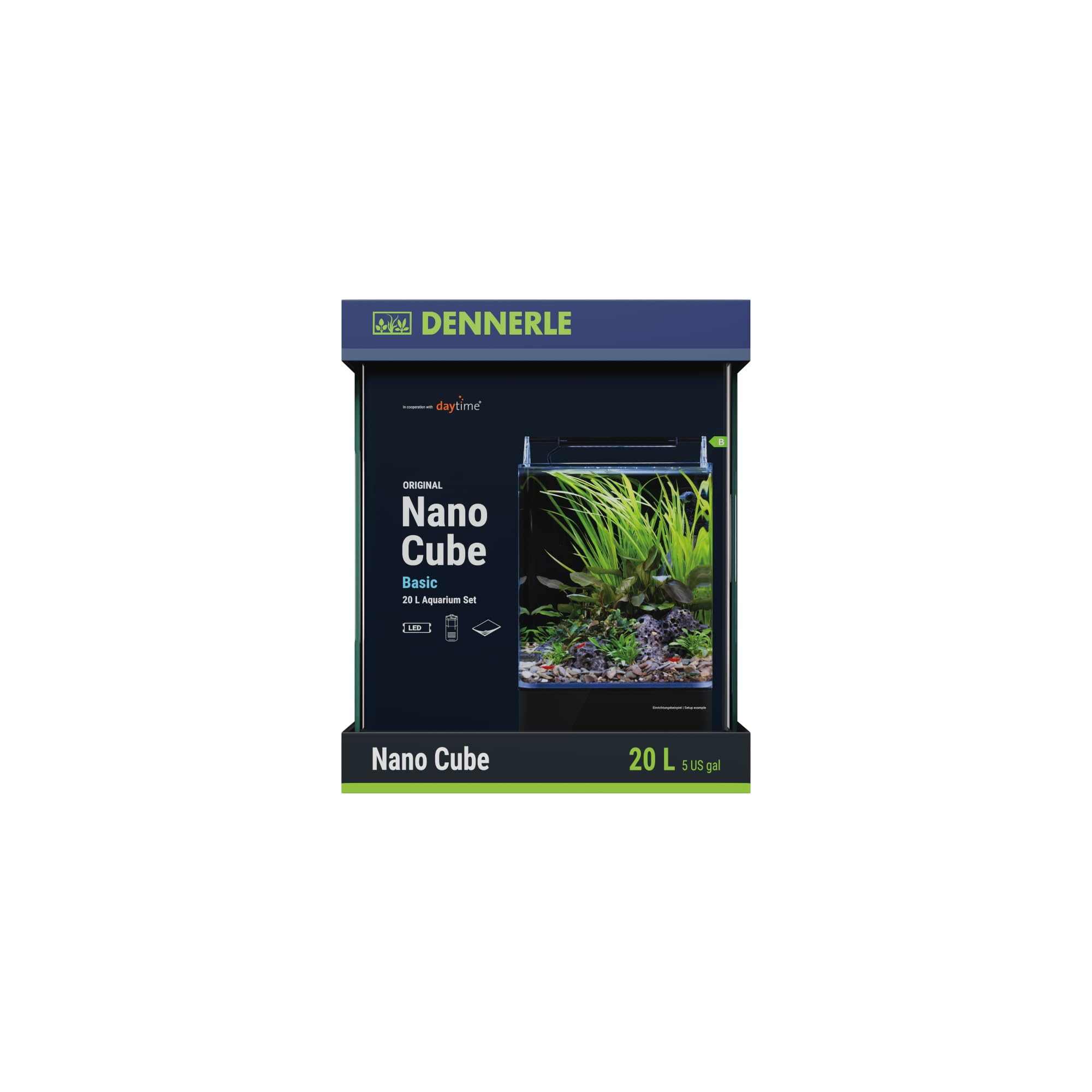 dennerle-nano-cube-basic-mini-aquarium-20-l-coins-arrondis image 1