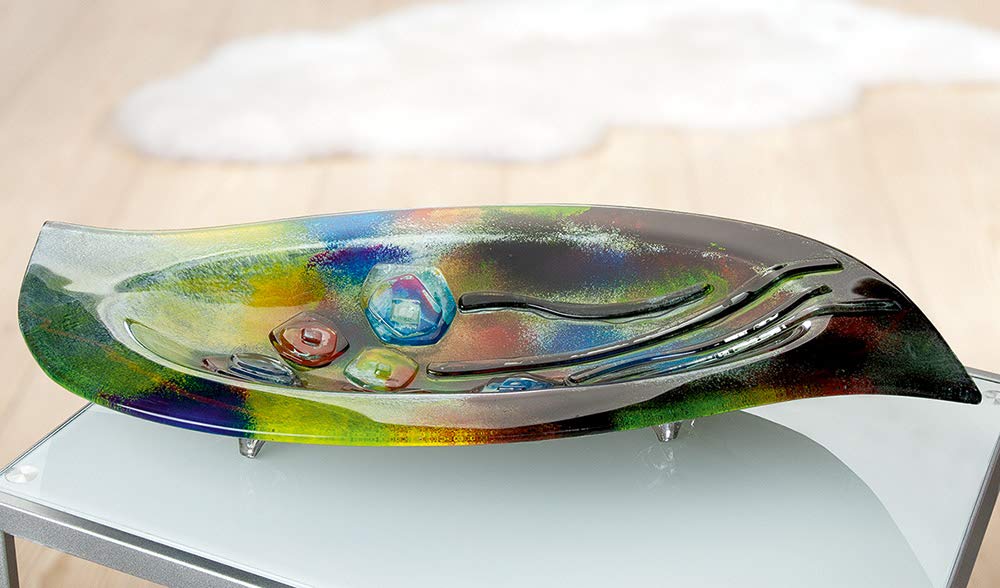 gilde-bols-en-verre-bol-verre-51-cm-multicolore-fait-main image 2