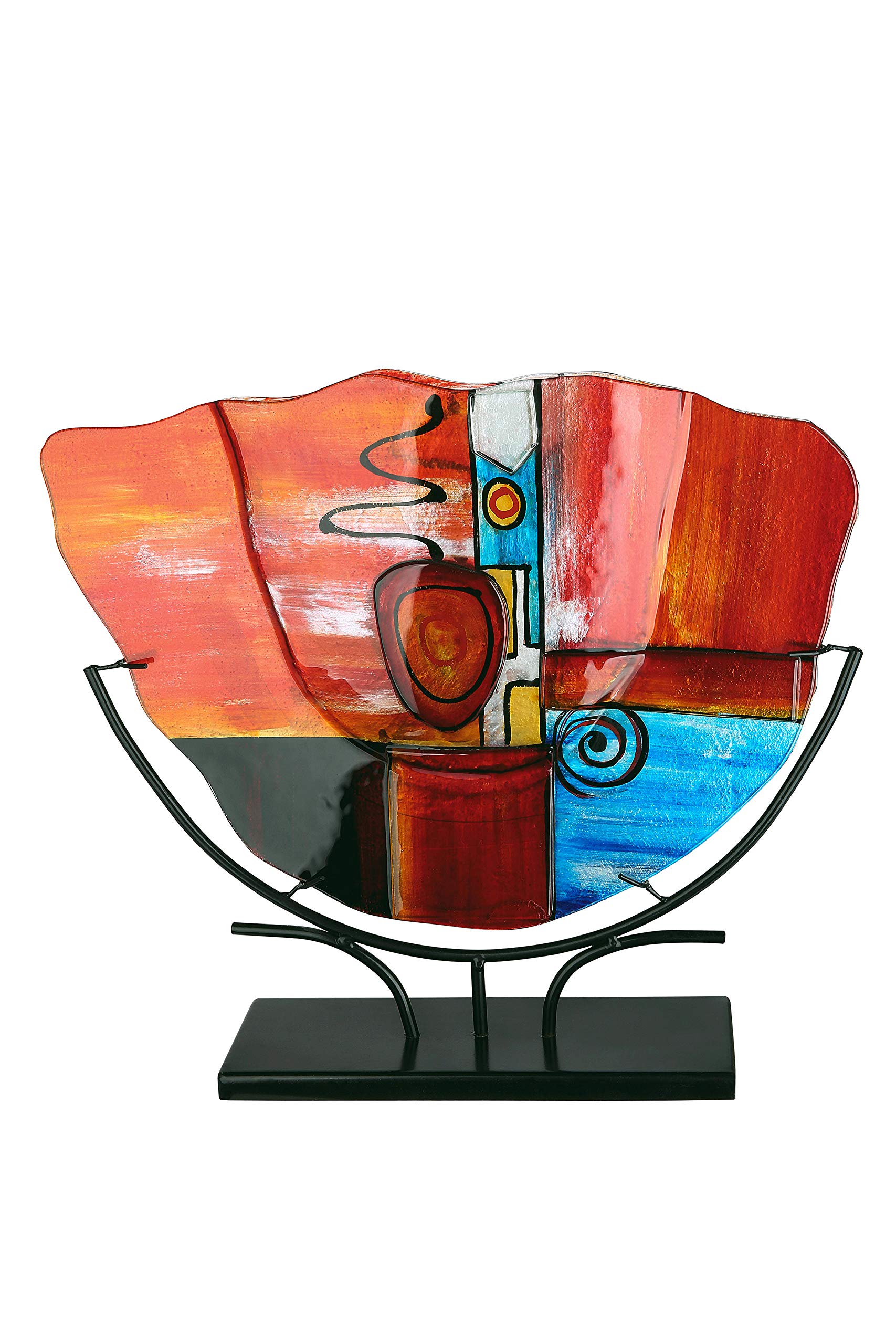 gilde-glas-art-vase-xl-abstrait-49-5-cm-multicolore image 7