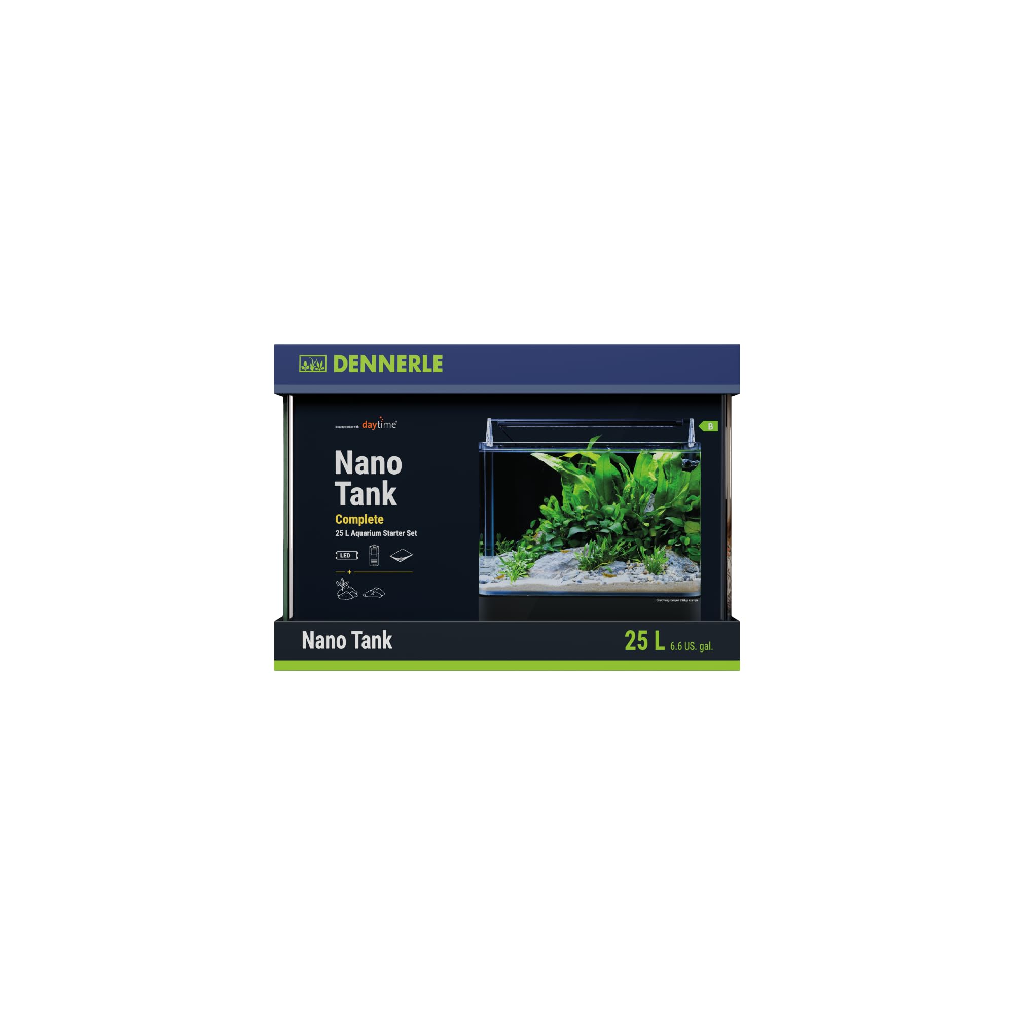 dennerle-nano-tank-complete-aquarium-35l-led-filtre image 5