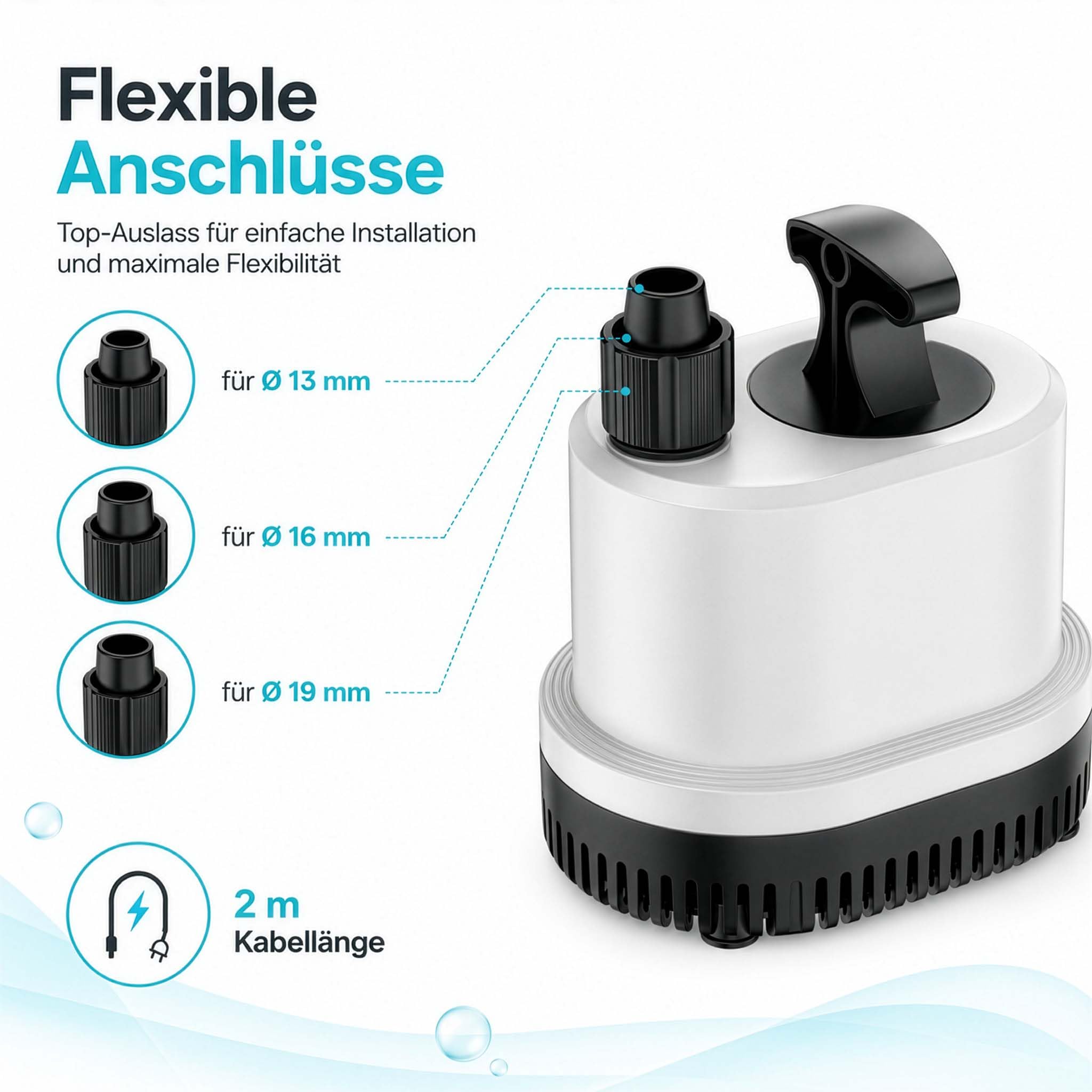 sunsun-chl-2500-pompe-aquarium-submersible-2500-l-h-40w image 5