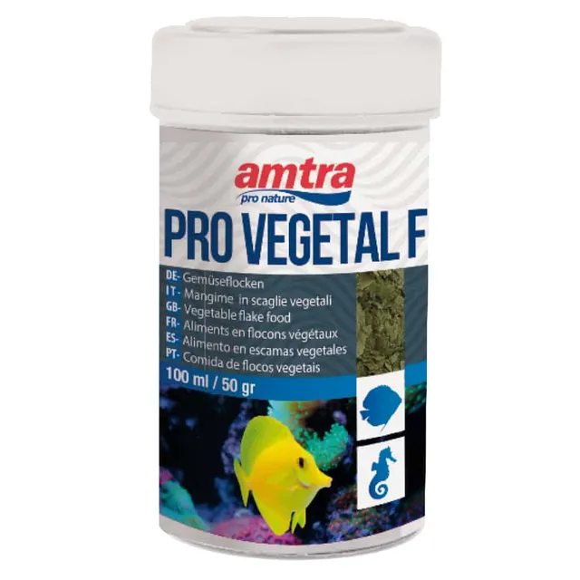 amtra-pro-vegetal-flake-nourriture-poisson-spiruline-100-ml image 1