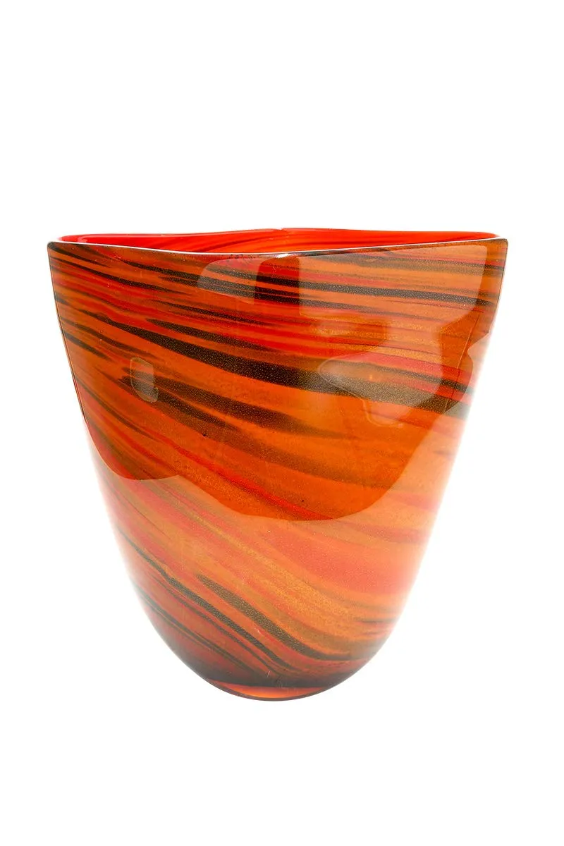 gilde-glas-art-vase-verre-30-cm-fait-main-multicolore image 1