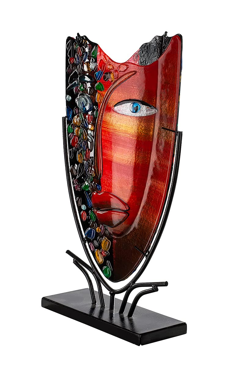 gilde-glas-art-vase-verre-multicolore-46-cm image 4