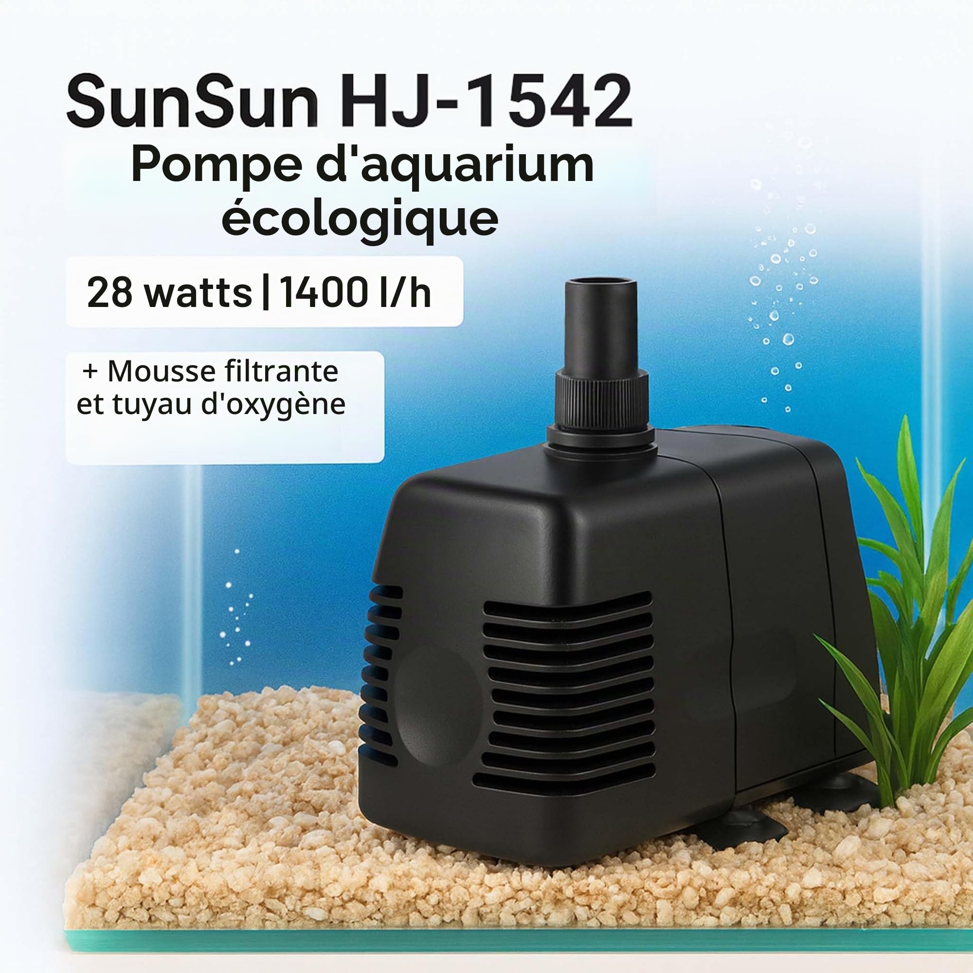 sunsun-hj-1542-eco-pompe-aquarium-1400-l-h-28w image 2