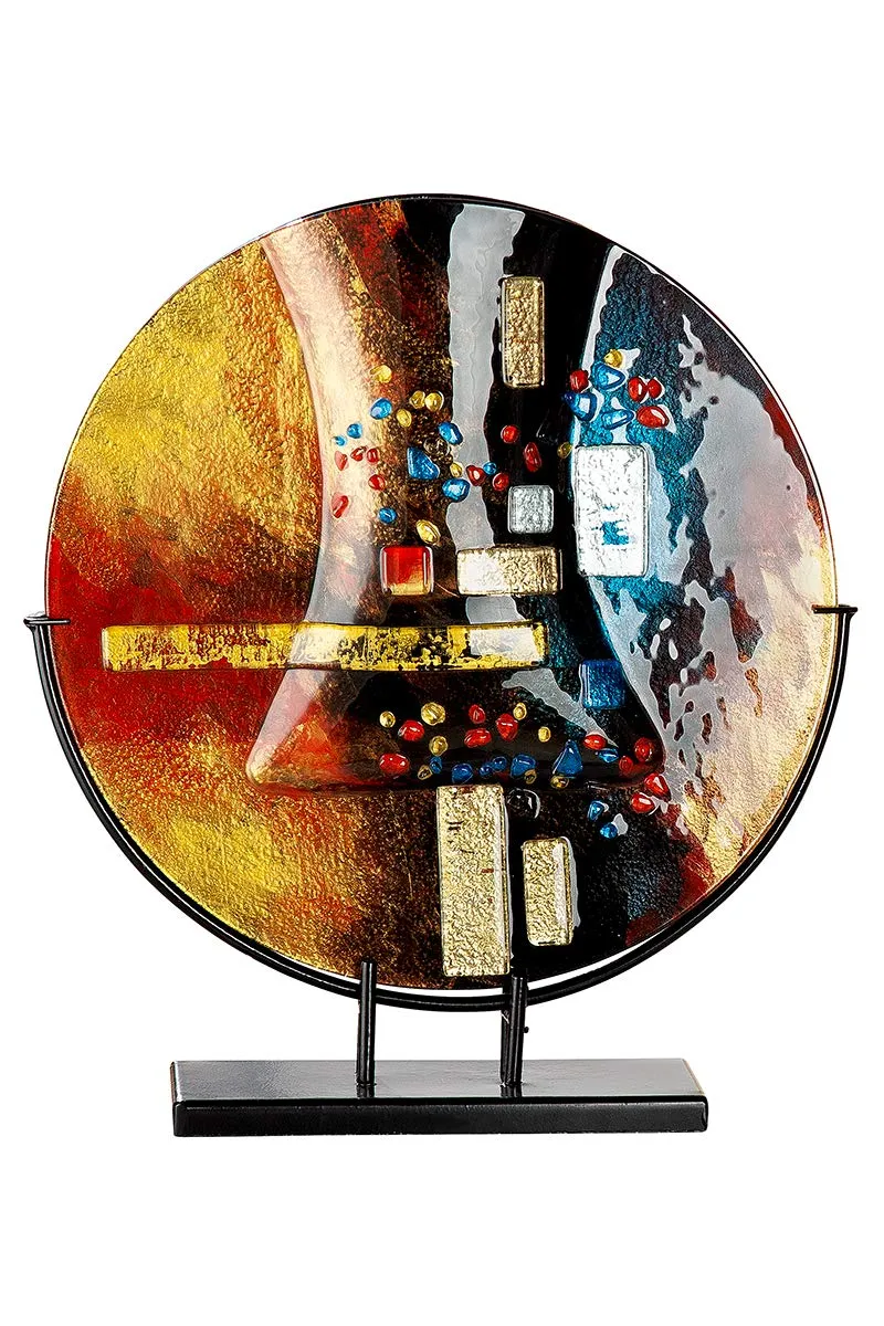 gilde-glas-art-soleil-vase-verre-44-cm-fait-main image 1