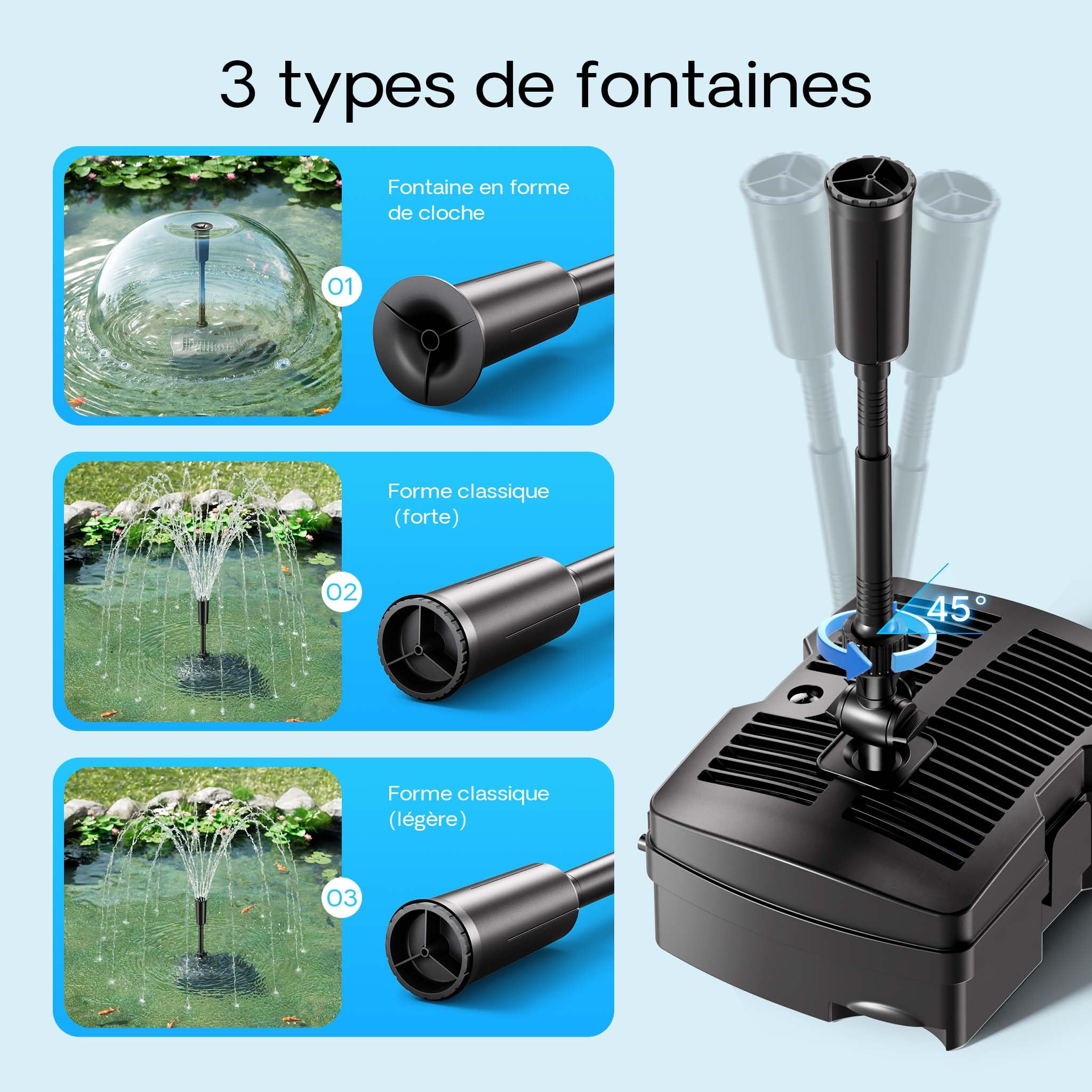 sunsun-cuf-2500-pompe-bassin-filtre-fontaine-1000-l-h image 7