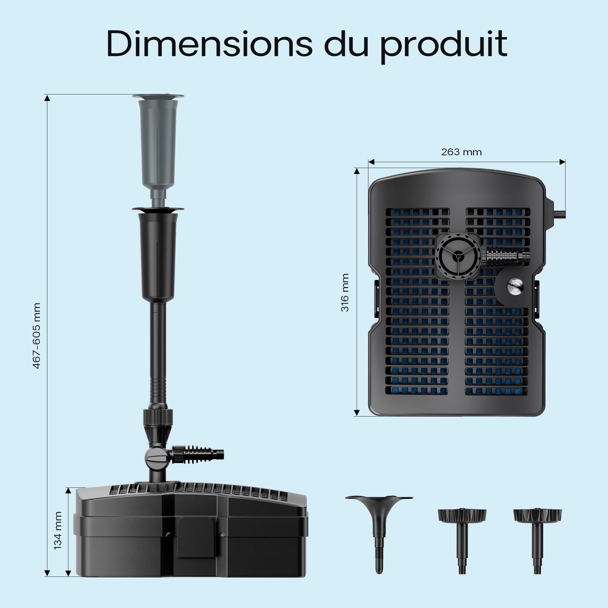 sunsun-cuf-2500-pompe-bassin-filtre-fontaine-1000-l-h image 3