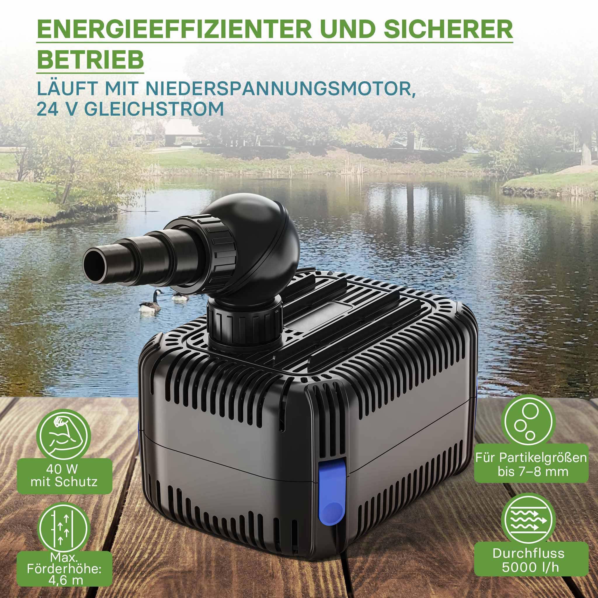 sunsun-cdf-5800-pompe-bassin-5800-l-h-24v-dc-filtration image 3