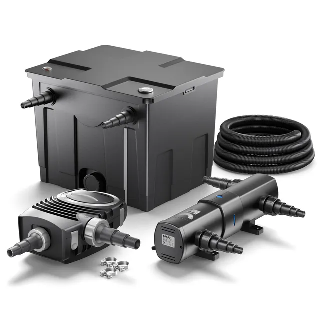 sunsun-cbf-350-kit-filtre-bassin-12000l-pompe-neo-6000-uv-36w image 1