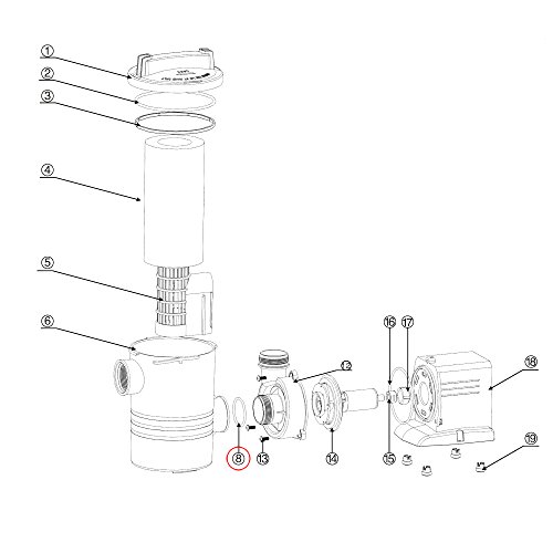 sunsun-cpp-5000f-joint-torique-3-pi-ce-pompe-piscine image 6