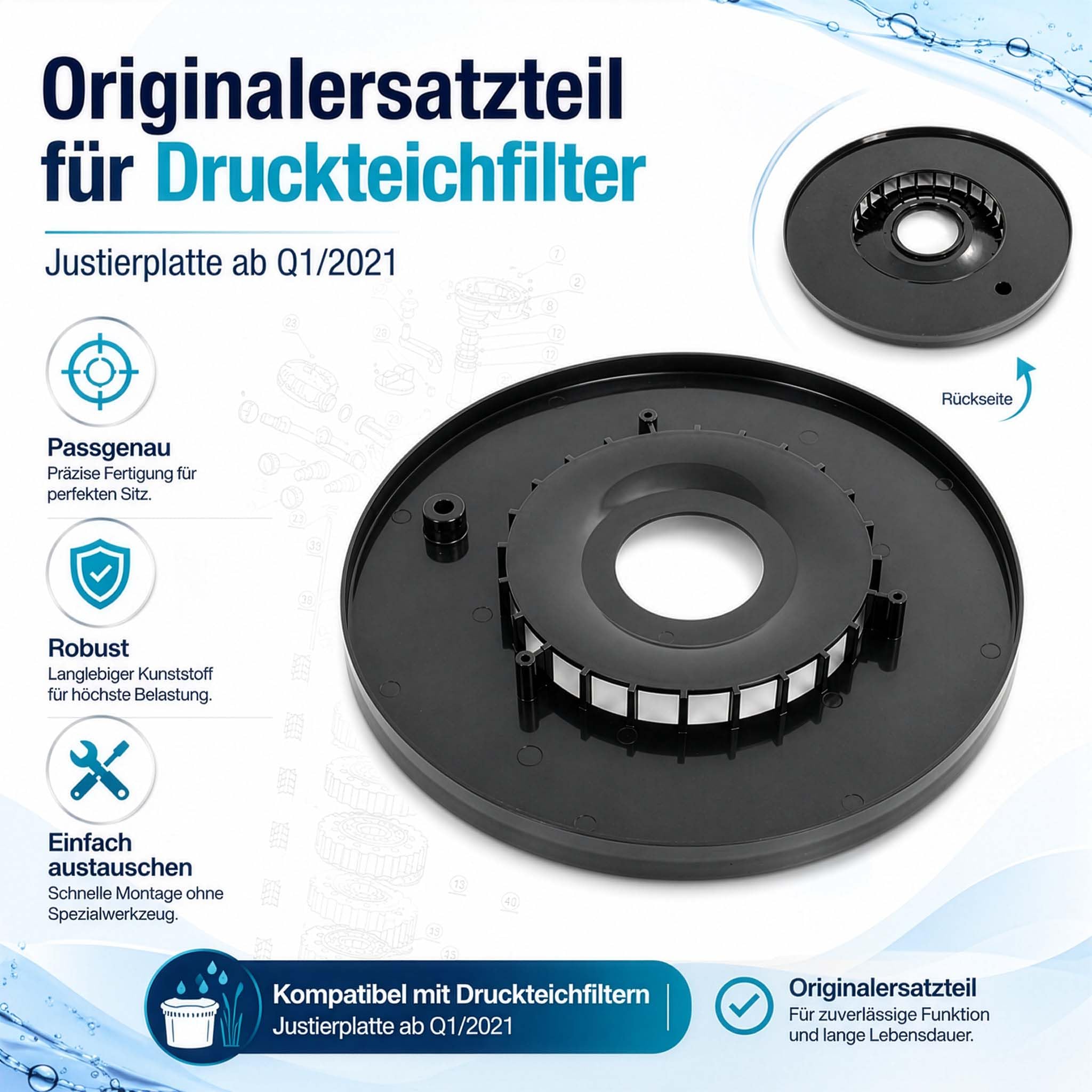 sunsun-cpf-15000-plaque-ajustage-ronde-294mm-filtre-bassin image 6
