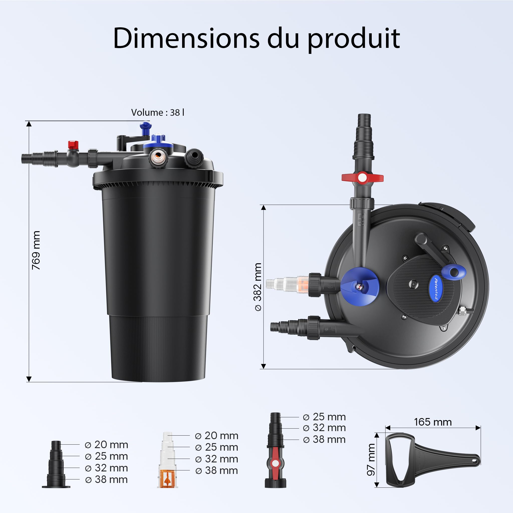 sunsun-cpf-15000-kit-filtre-bassin-pression-pompe-10000 image 3