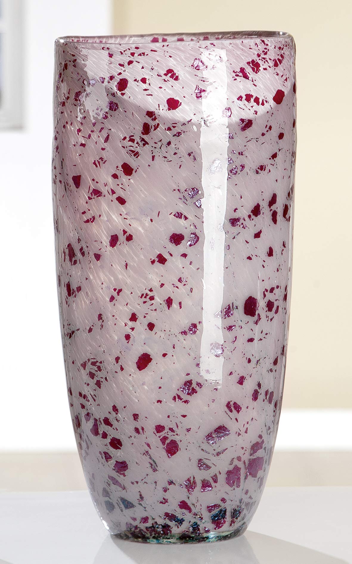 gilde-altrosa-vase-verre-bordeaux-rose-36-5-cm image 2