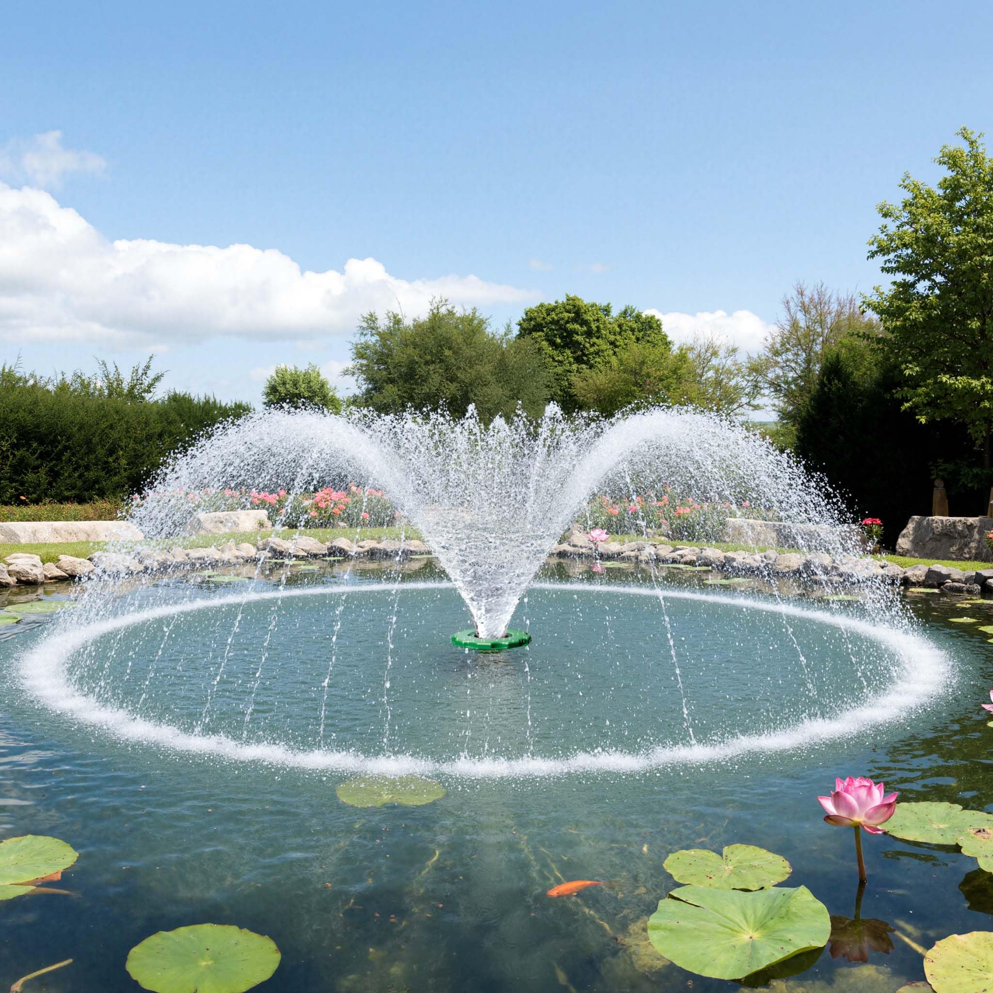 sunsun-pond-cop-10000-fontaine-flottante-bassin-90-w image 2