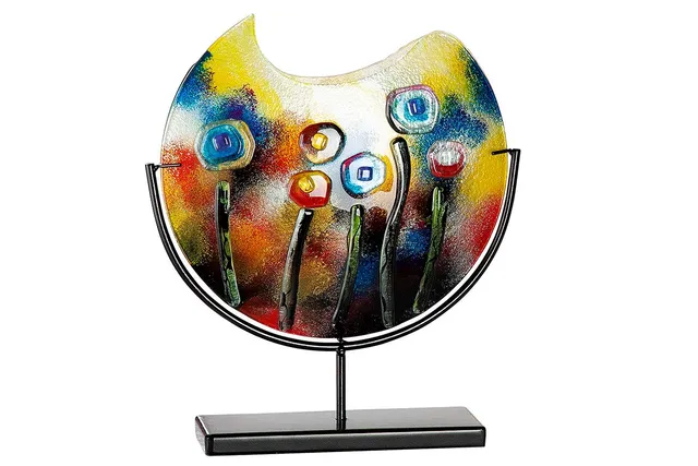 gilde-vases-cache-pots-vase-verre-37-cm-multicolore-fait-main image 1