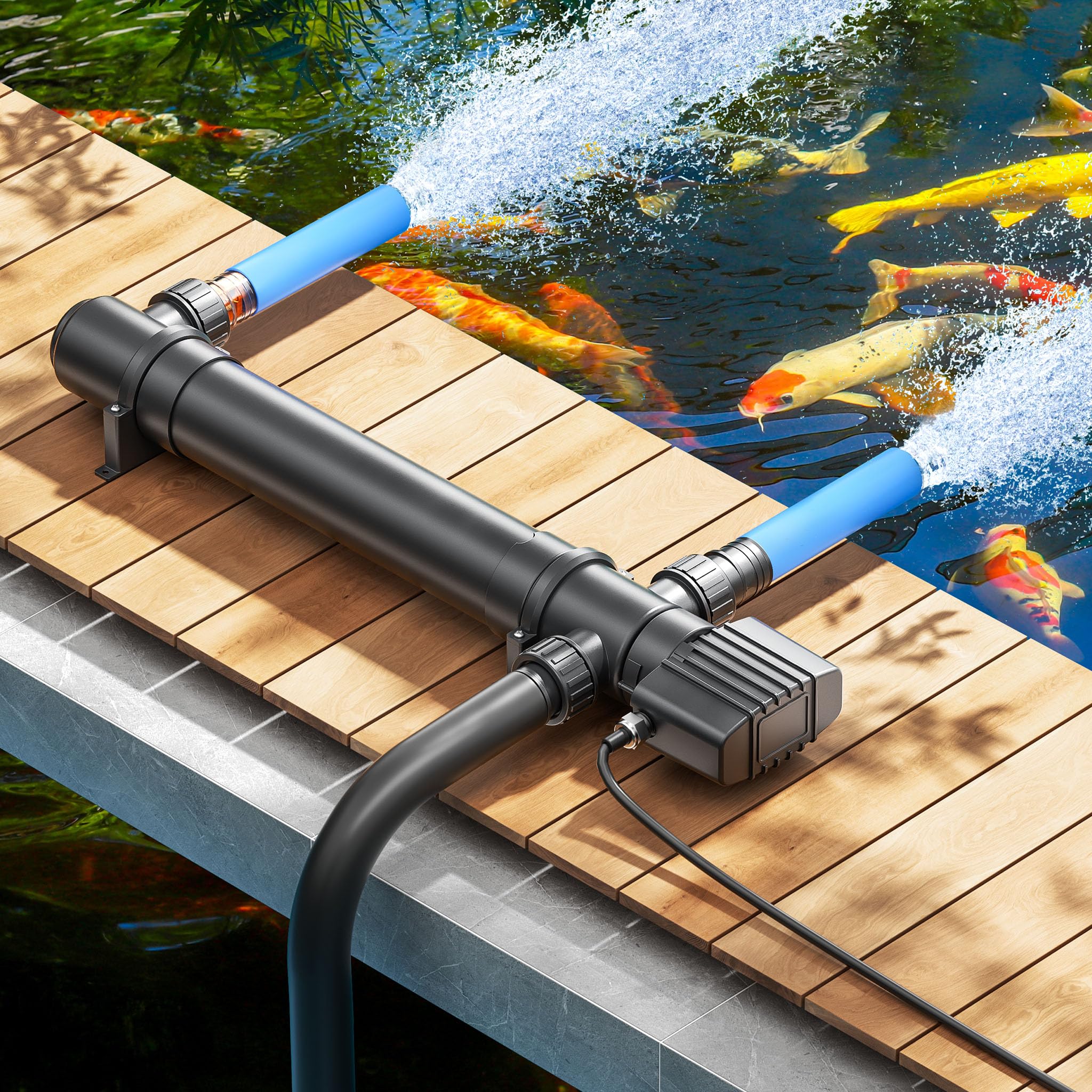 sunsun-cuv-155-st-rilisateur-bassin-55w-5000-l-h-poissons image 2