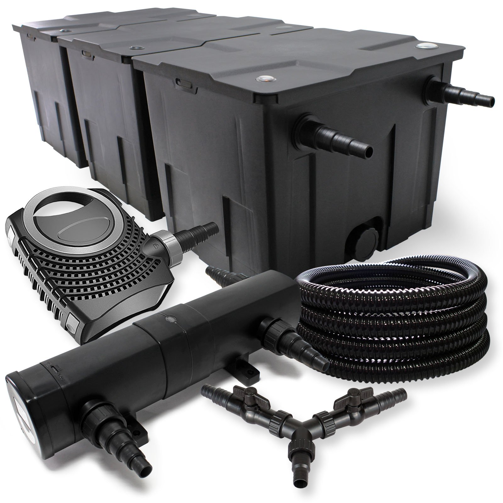 sunsun-cbf-350c-kit-filtre-bassin-pompe-8000-uvc-36w-25m image 1
