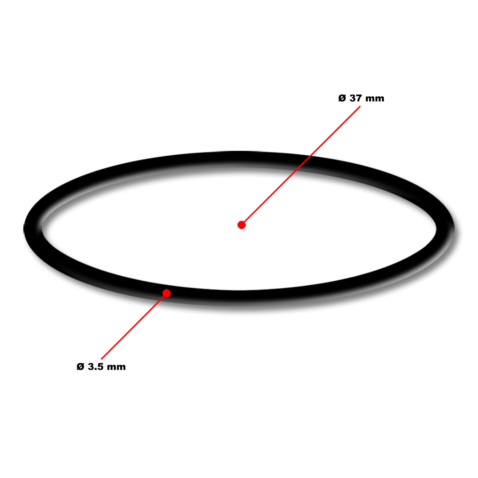 sunsun-cuf-2500-5000-6000-joint-torique-pompe-bassin-45x4-noir image 2