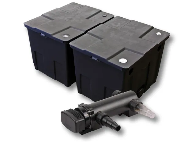 sunsun-cbf-350b-filtre-bassin-60000l-cuv-318-uvc-18w-kit-complet image 1