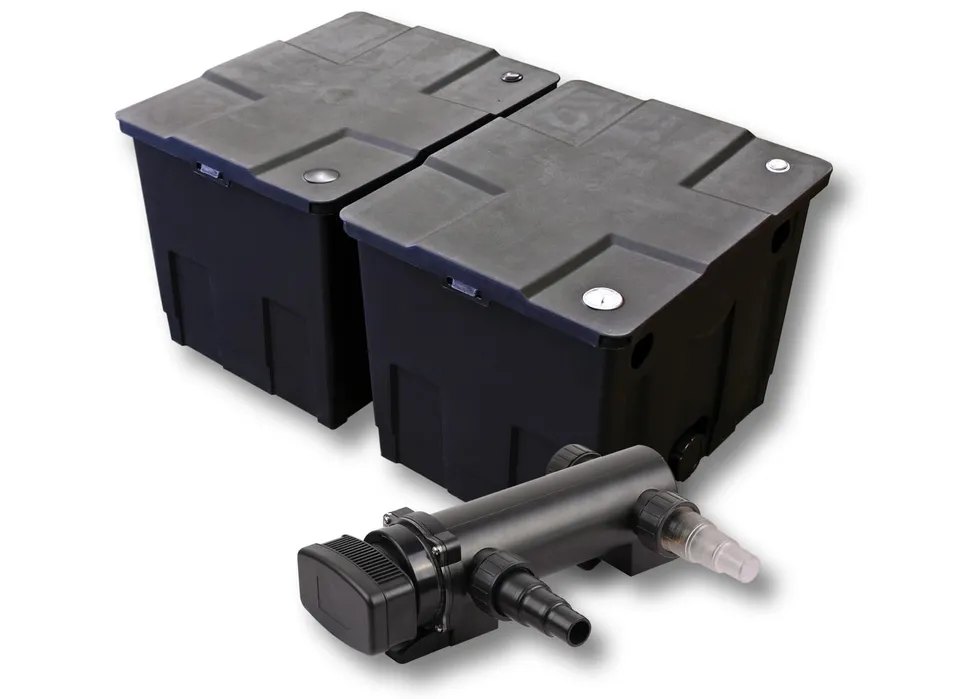 sunsun-cbf-350b-filtre-bassin-60000l-cuv-318-uvc-18w-kit-complet image 1